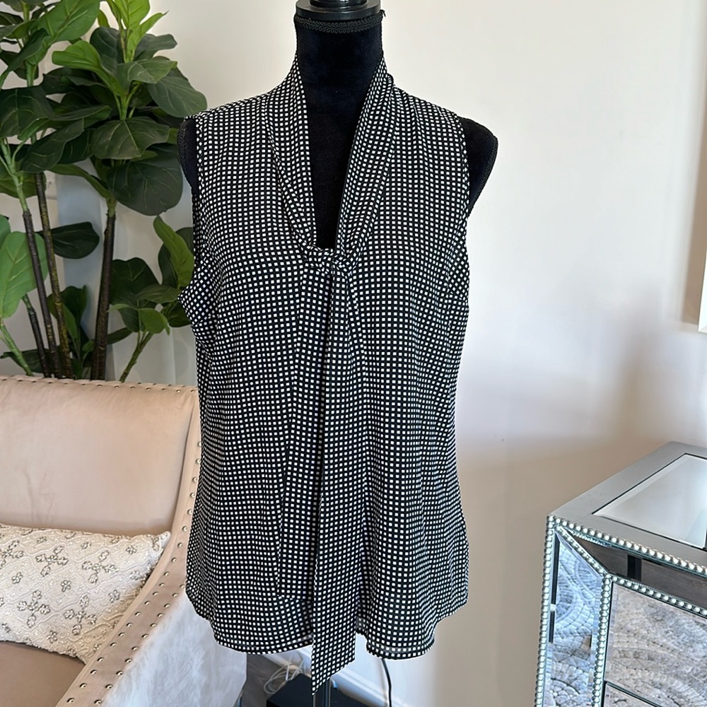 Micheal Kors Sleeveless Tie Top